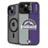 MLB Colorado Rockies Split iPhone 14 Kickstand Case